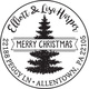 Merry Christmas Band Self Inking Stamper Image 2 of 3